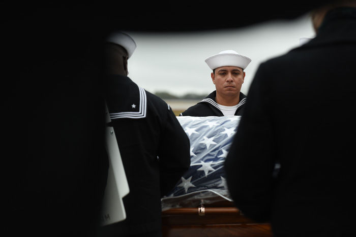 Homecoming Navy Ensign Joshua Kaleb Watson